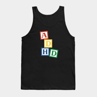 ADHD Toy Blocks Tank Top